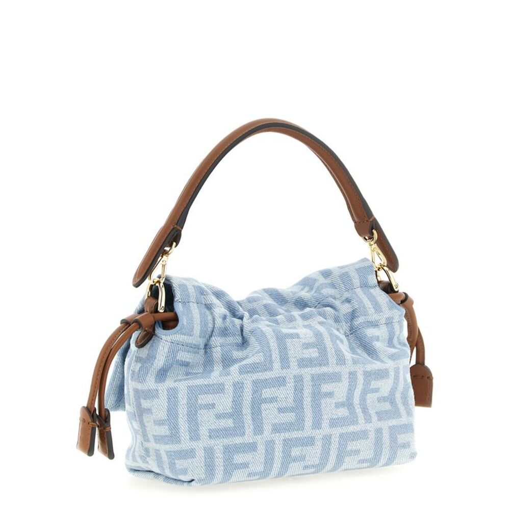 Fendi Blue Cotton Women's Handbag - Picture 2 of 5